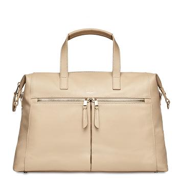 Beige Knomo Audley Laptop Bags | MUKFT81813