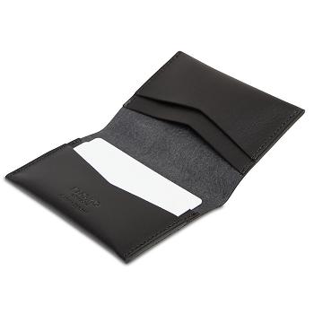 Black Knomo Folded Card Holder Outlet | TUKPQ20460