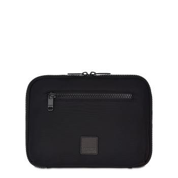 Black Knomo Fulham X-body Organiser Rfid Bags | UKEAH93243