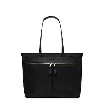 Black Knomo Grosvenor Place Rfid Bags | QUKUV61818