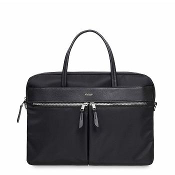 Black Knomo Hanover Laptop Bags | PUKER68531