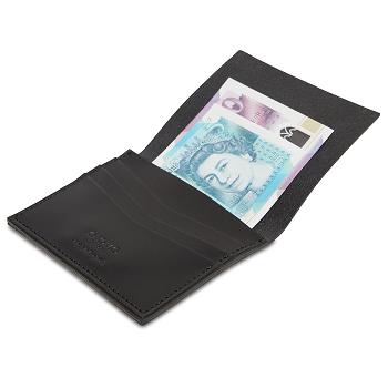 Black Knomo Slim Wallet New Forest | AUKWC93757