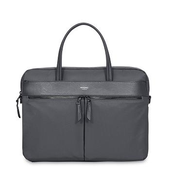 Grey Knomo Hanover Laptop Bags | YUKGT64009