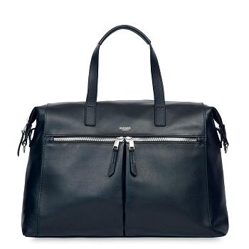 Navy Knomo Audley Laptop Bags | XUKGW89731