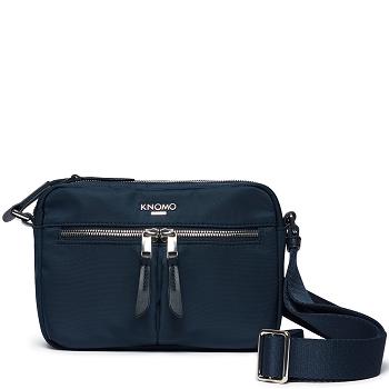 Navy Knomo Avery Travel Bags | UKNEJ62343