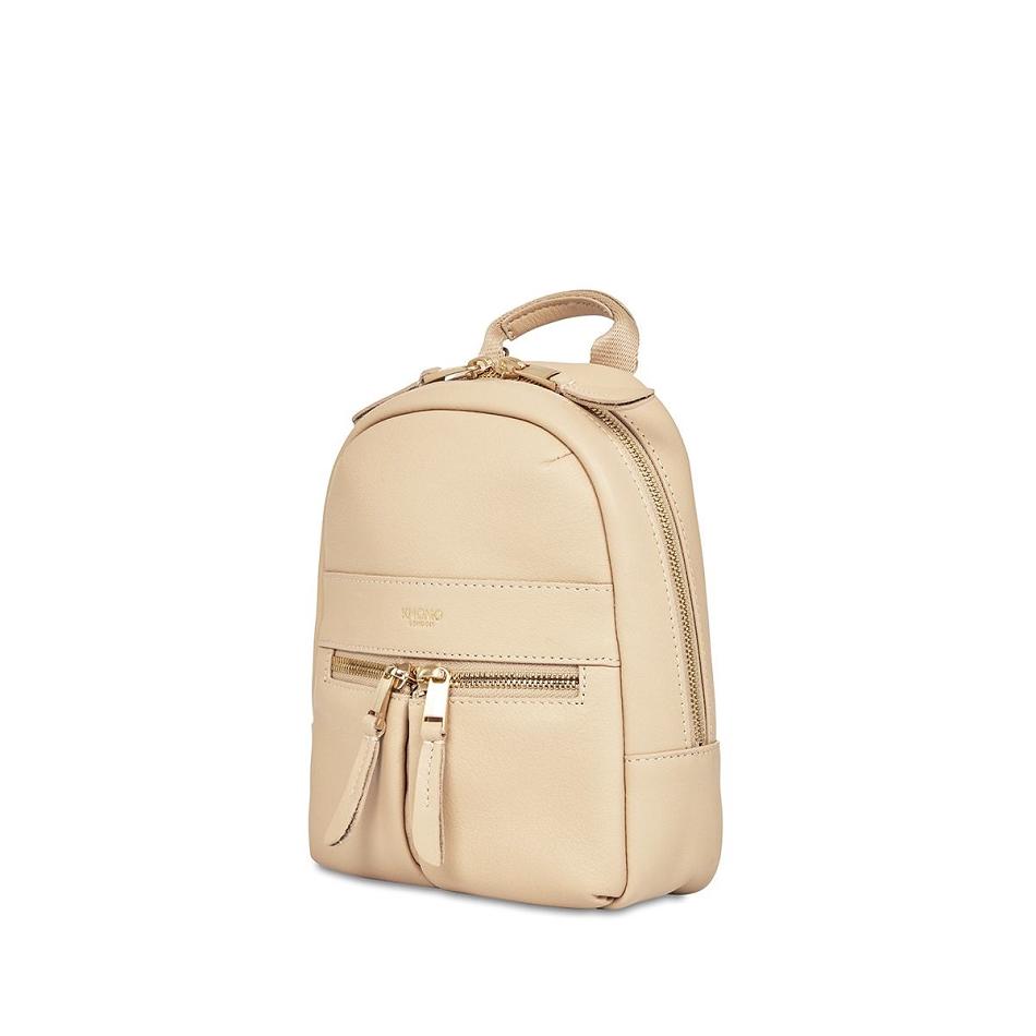 Beige Knomo Beauchamp Xxs Backpacks | UKZPD16175