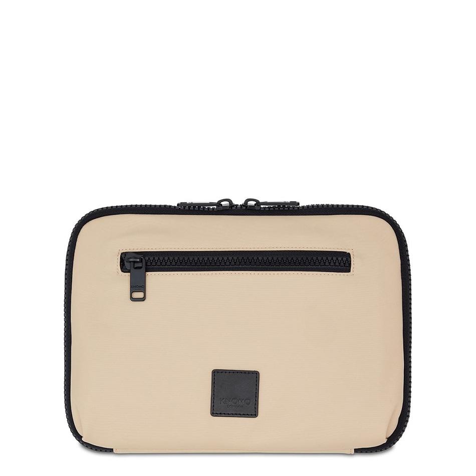 Beige Knomo Fulham X-body Organiser Rfid Bags | GUKUC12335