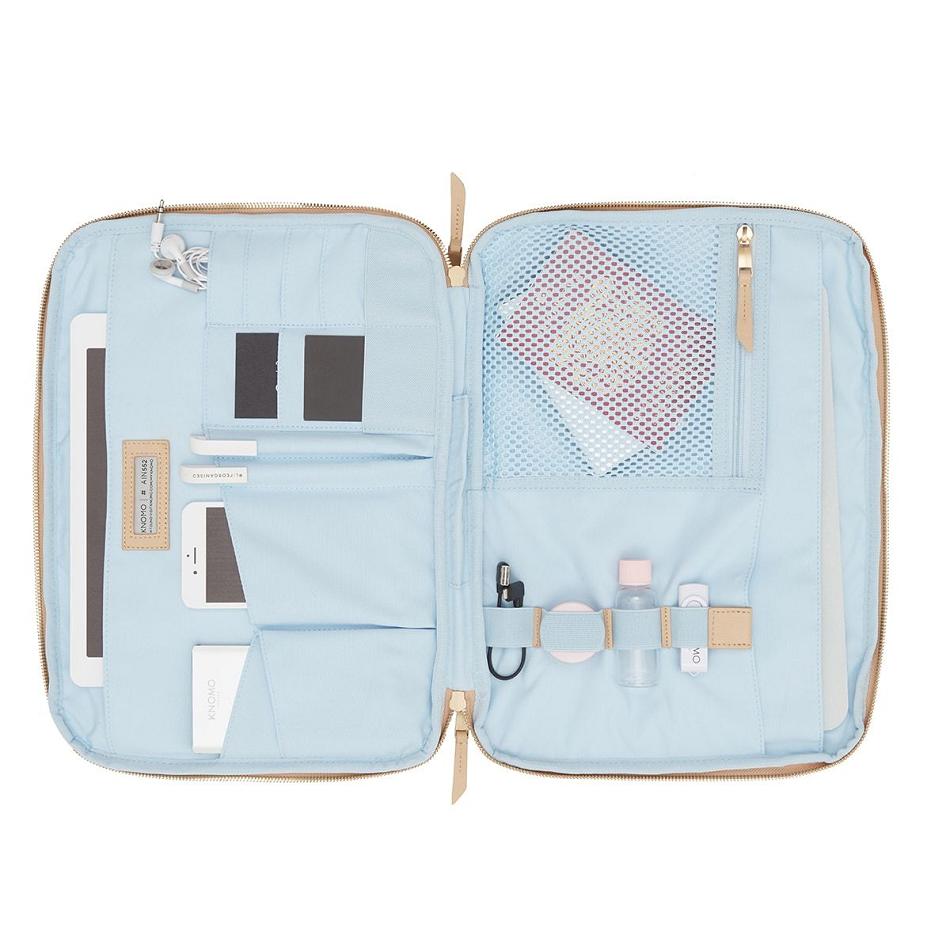 Beige Knomo Knomad X-body Organiser Travel Bags | UKCVG92796