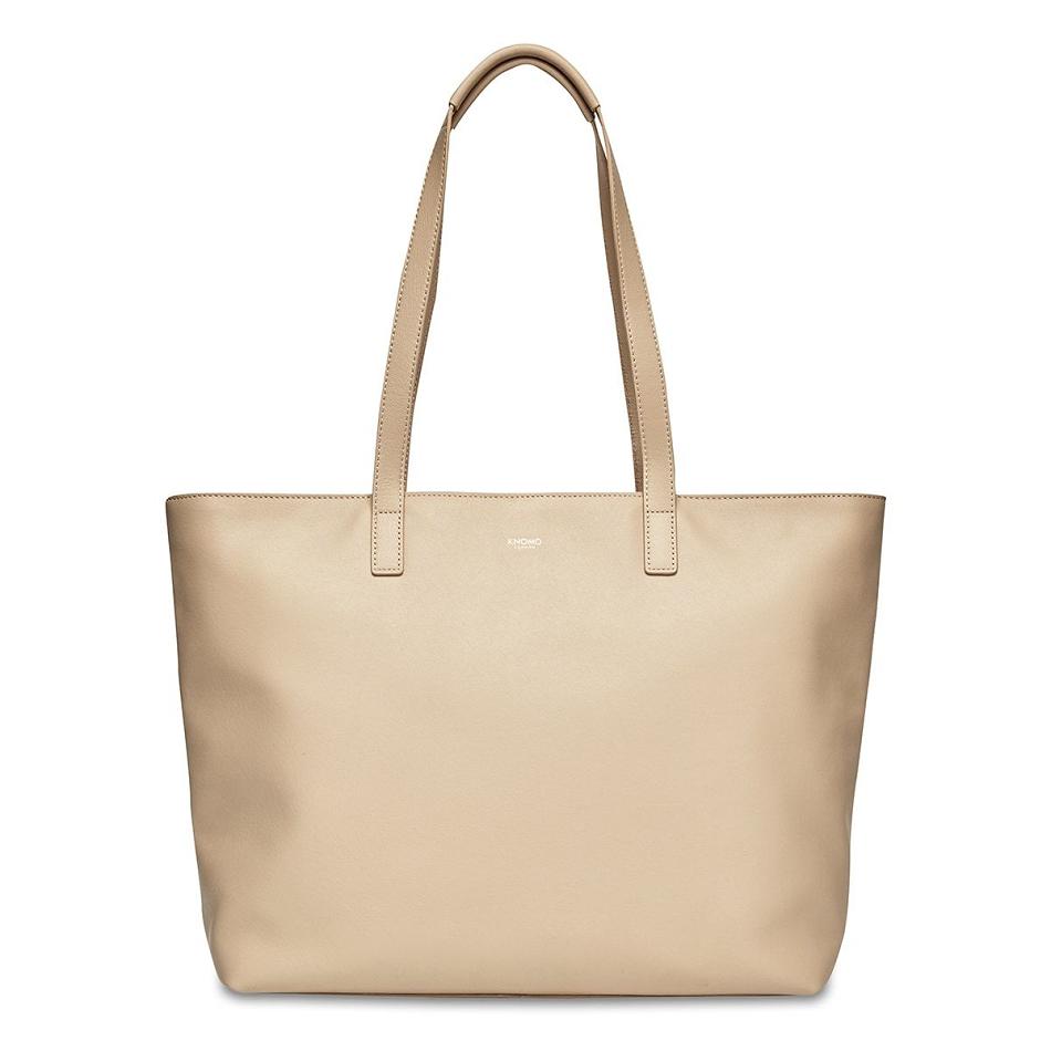 Beige Knomo Maddox Laptop Bags | TUKWZ53473