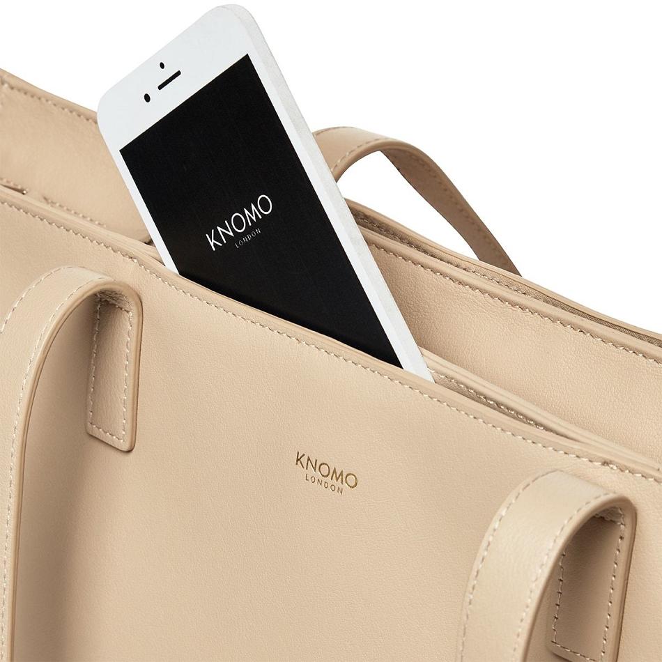 Beige Knomo Maddox Tote Bags | ZUKNQ93454