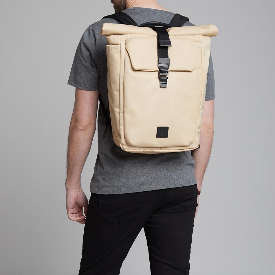 Beige Knomo Novello Backpacks | UKXMI74909