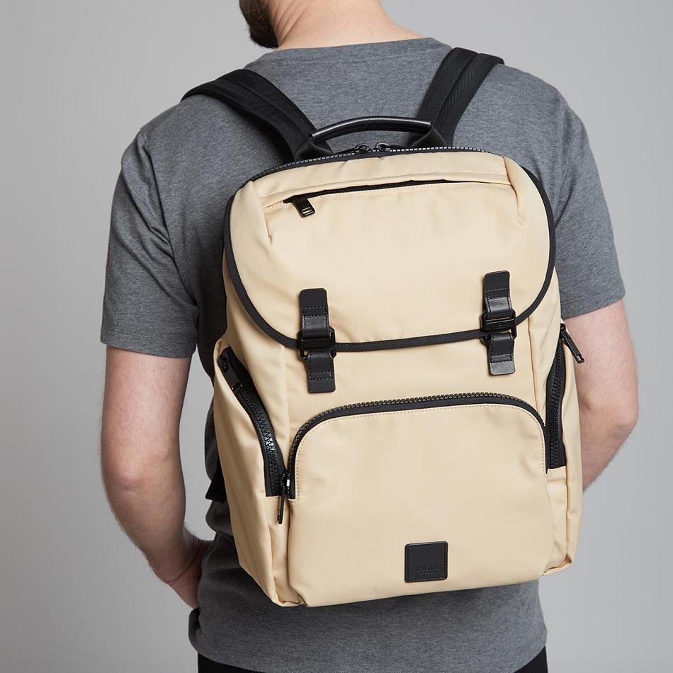 Beige Knomo Thurloe Backpacks | XUKBH58750