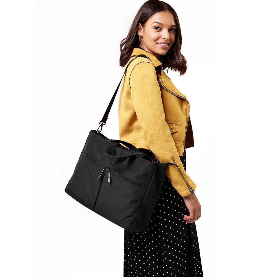 Black Knomo Amsterdam Trolley Sleeve Bags | GUKUC14580