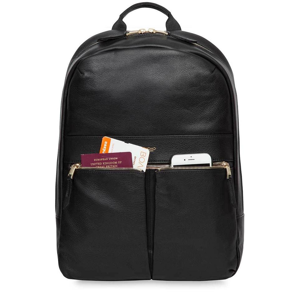 Black Knomo Beaux Backpacks | LUKTR90909