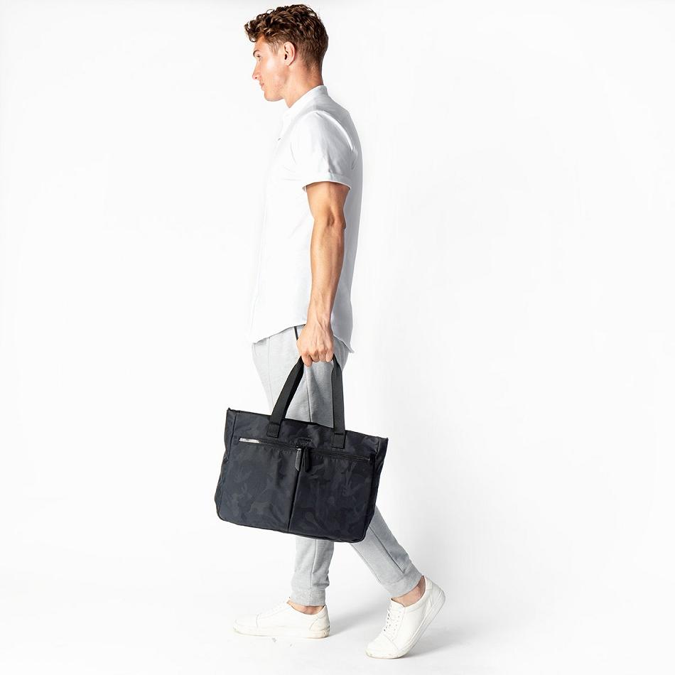 Black Knomo Cologne Laptop Bags | XUKBH56468