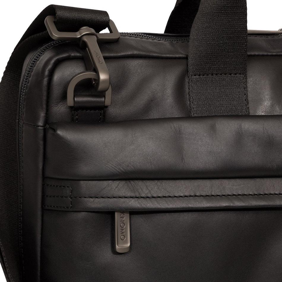 Black Knomo Foster Laptop Bags | XUKBH27856