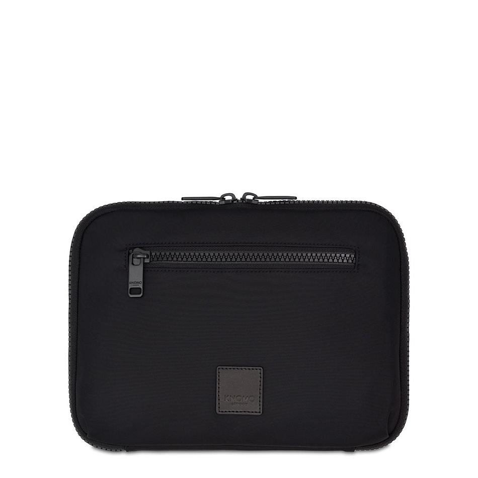 Black Knomo Fulham X-body Organiser Rfid Bags | UKEAH93243