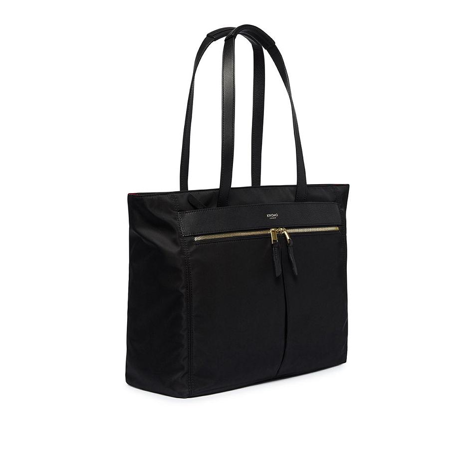 Black Knomo Grosvenor Place Laptop Bags | PUKER48412