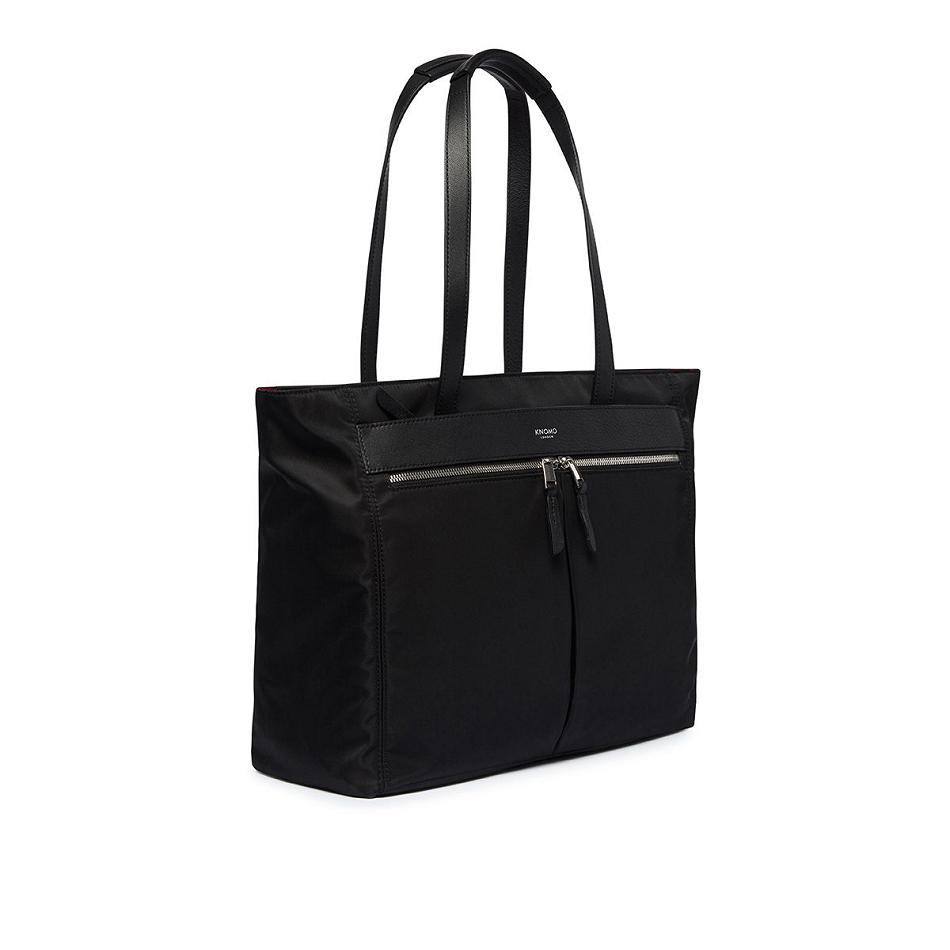 Black Knomo Grosvenor Place Laptop Bags | UKQAV63423