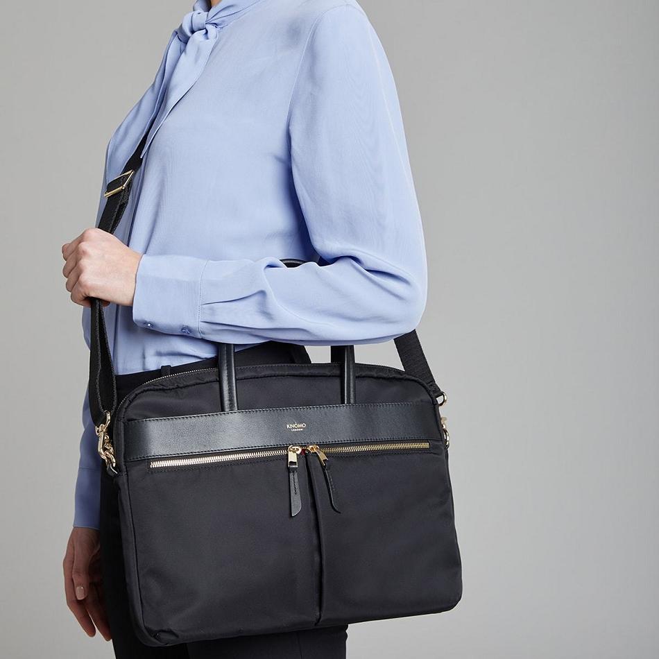 Black Knomo Hanover Briefcases | BUKSD13965