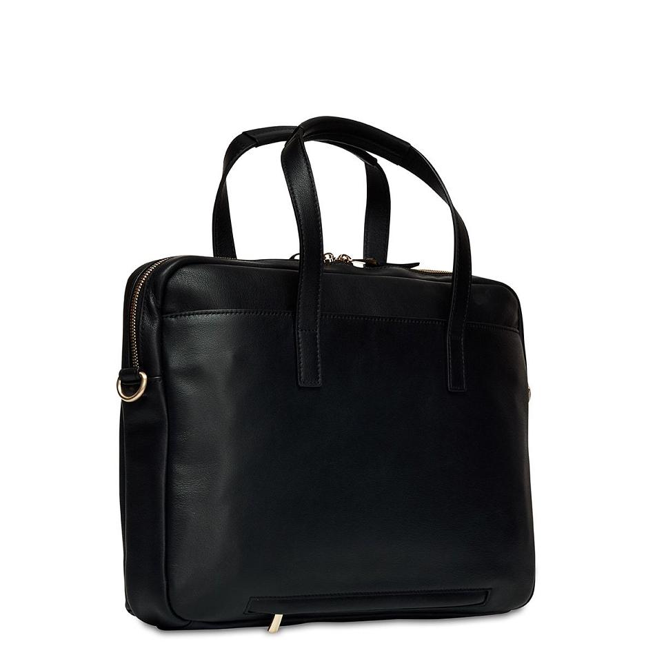 Black Knomo Hanover Briefcases | FUKUI19277