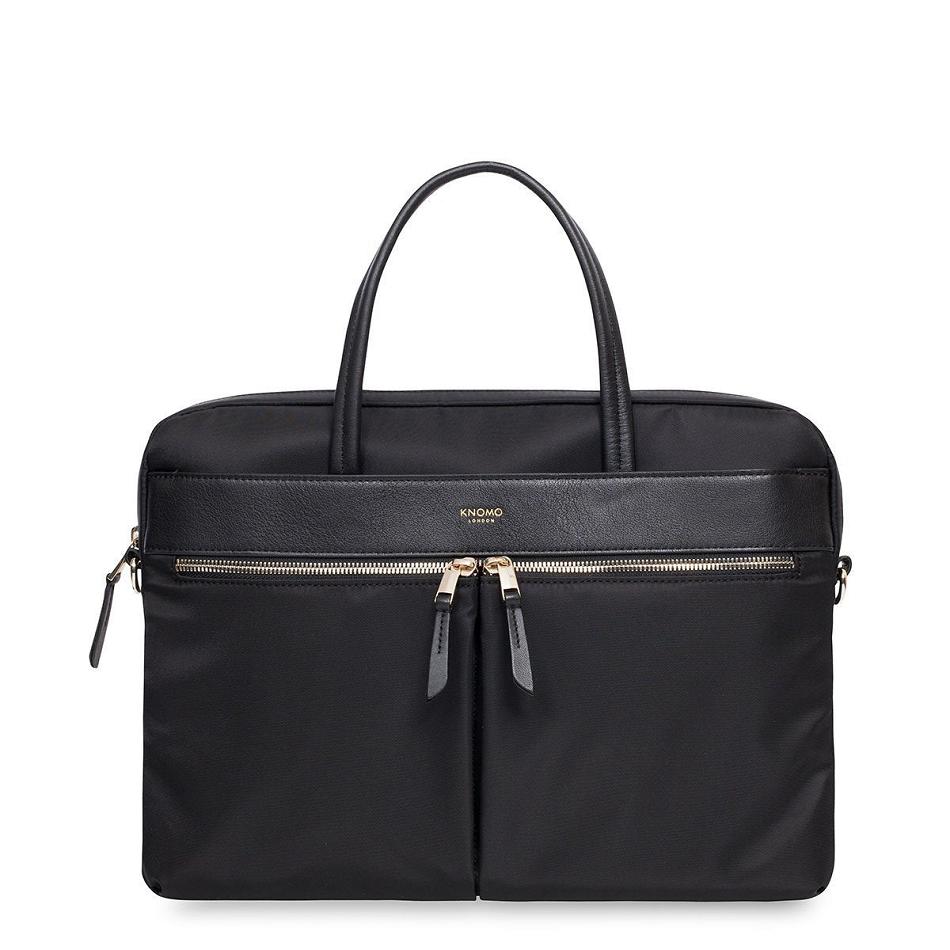 Black Knomo Hanover Laptop Bags | DUKKV71518