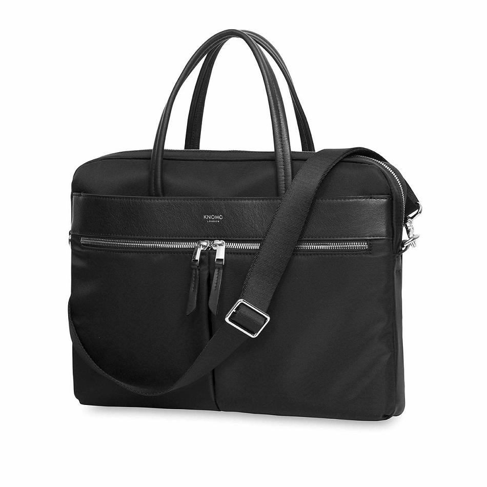 Black Knomo Hanover Laptop Bags | PUKER68531