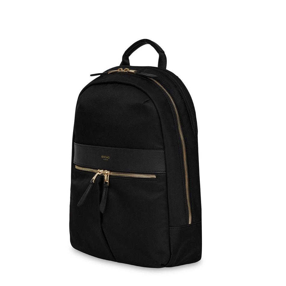 Black Knomo Mini Beaufort Laptop Bags | FUKUI27096