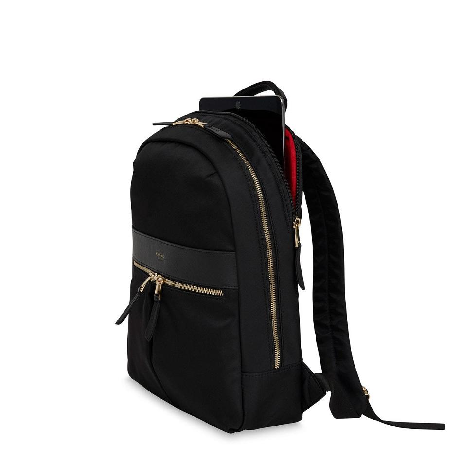 Black Knomo Mini Beaufort Laptop Bags | FUKUI27096