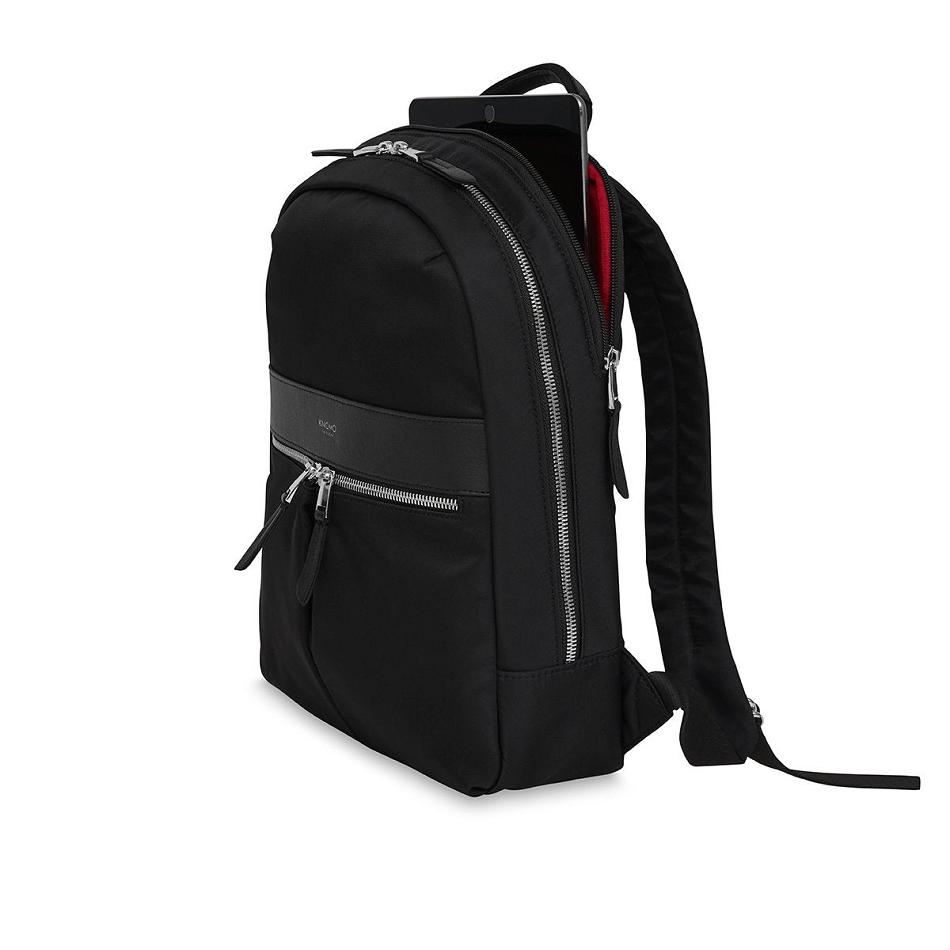 Black Knomo Mini Beaufort Laptop Bags | UKICD70136