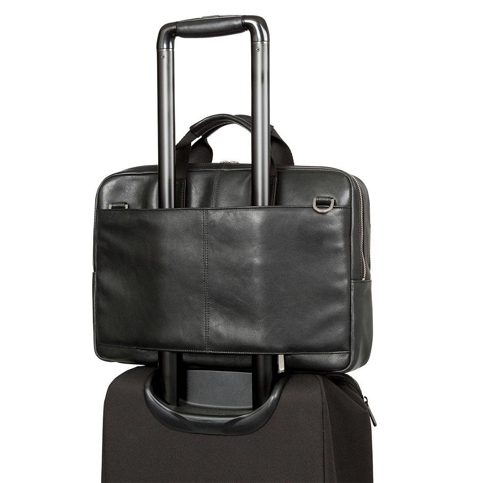 Black Knomo Newbury Laptop Bags | YUKGT97436