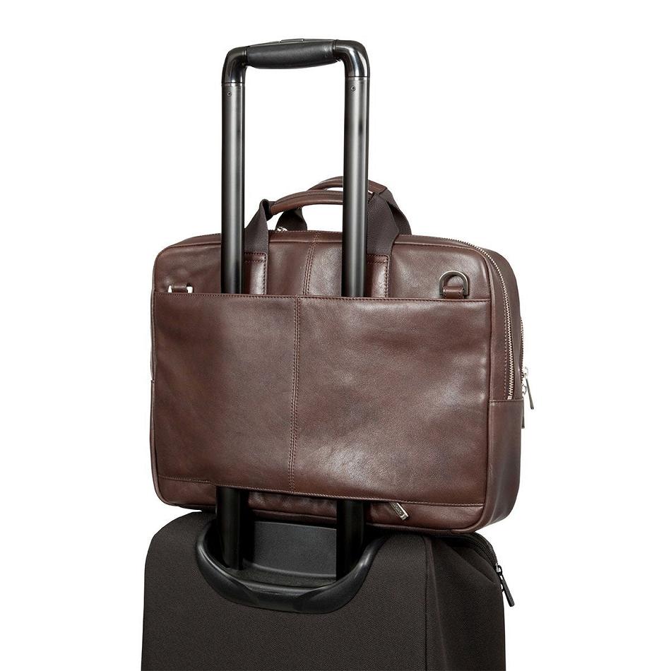 Brown / Blue Knomo Newbury Briefcases | UKJBT14700