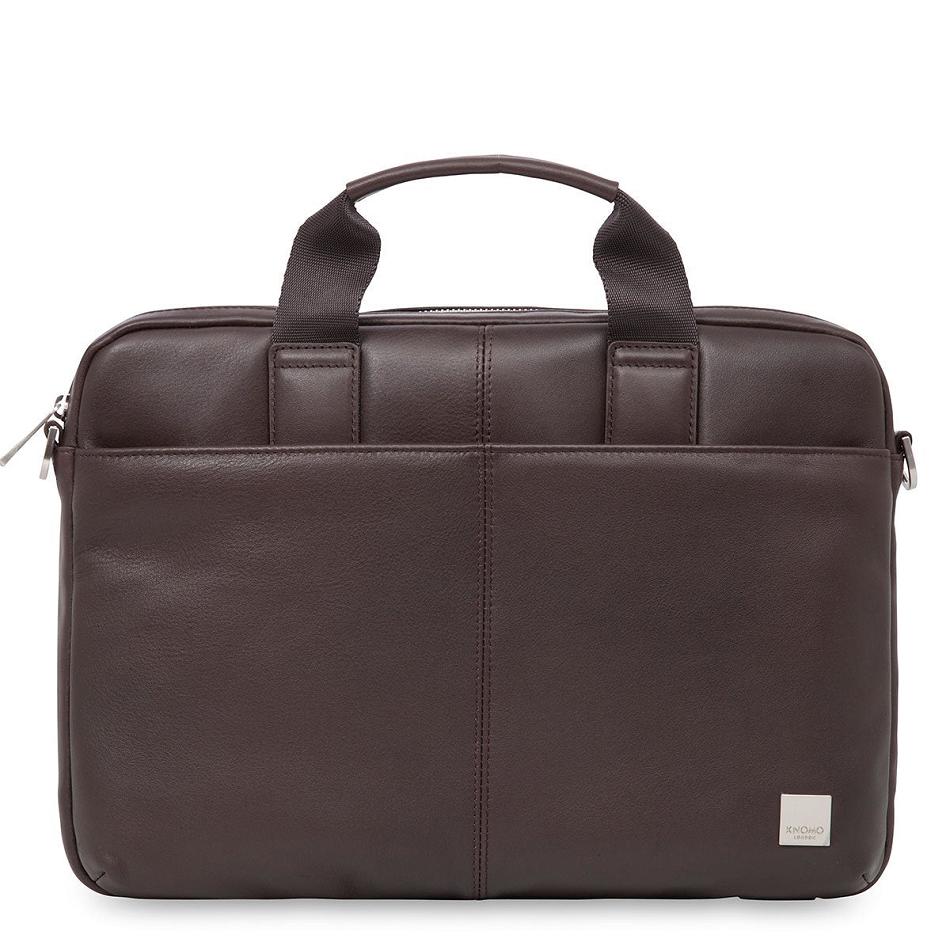 Brown / Blue Knomo Stanford Briefcases | UKEAH19951