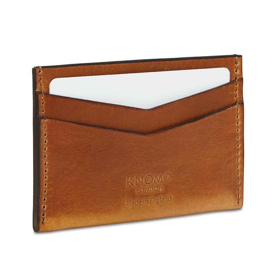 Brown / Brown Knomo Card Holder Outlet | UKJVR57931