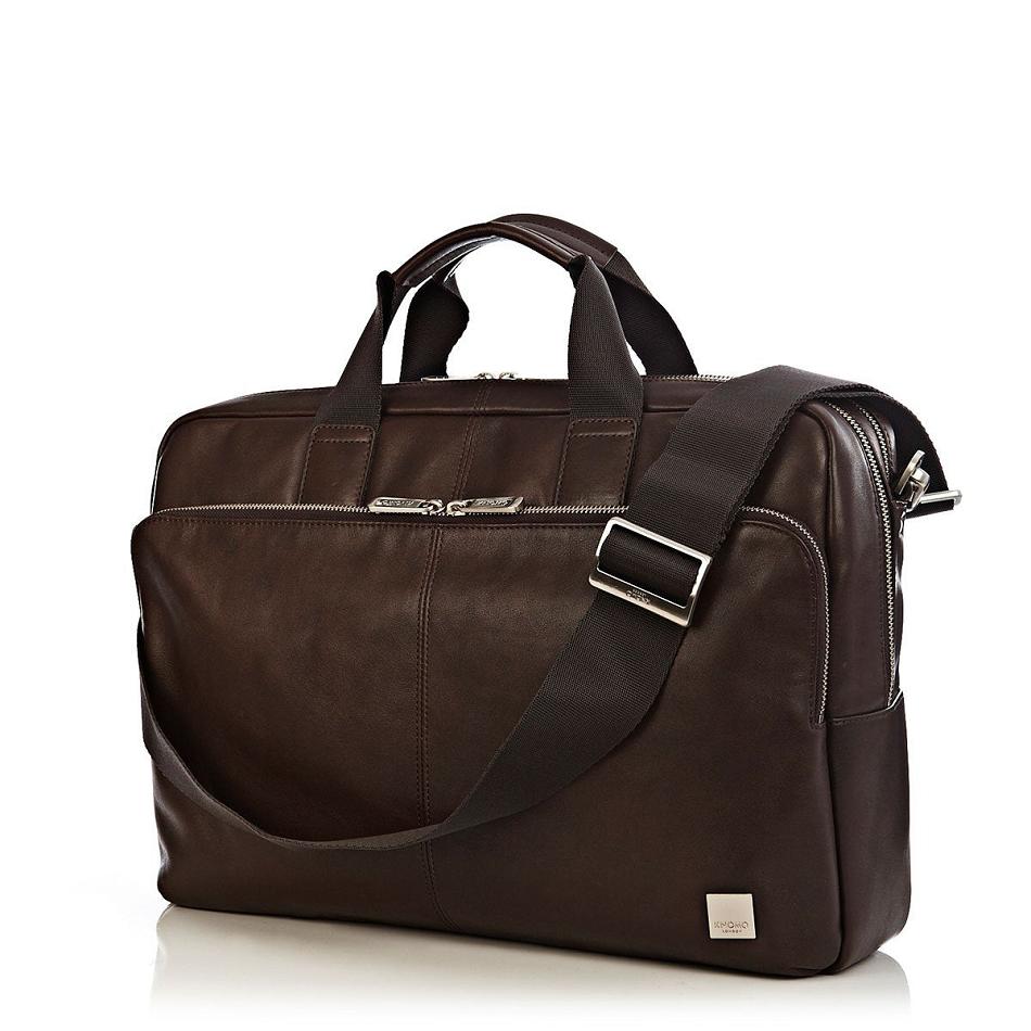 Brown Knomo Amesbury Briefcases | PUKER45168