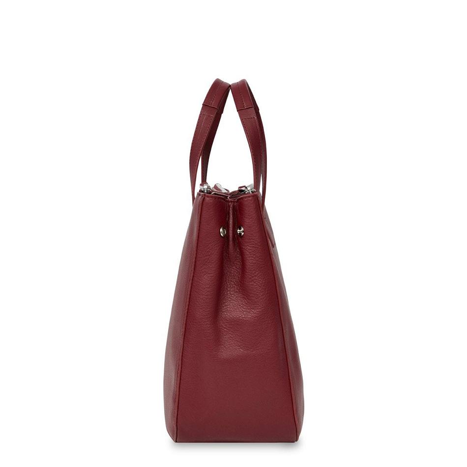 Burgundy Knomo Derby Outlet | UKXMI93716