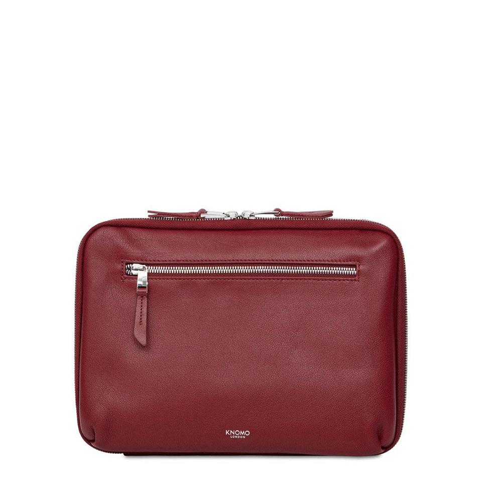 Burgundy Knomo Mayfair Luxe Organiser - 10.5\