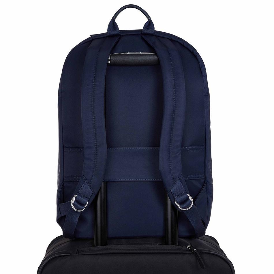 Navy Knomo Beauchamp Backpacks | DUKVO47823