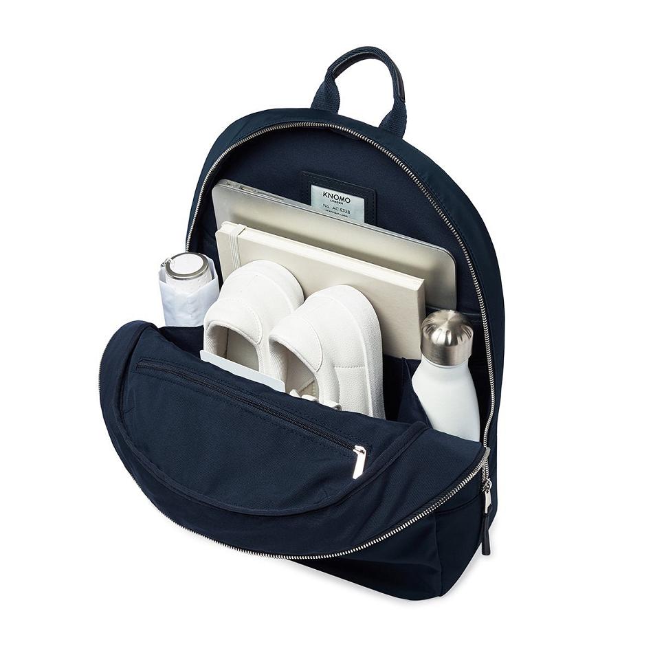 Navy Knomo Beauchamp Backpacks | UKEAH40169