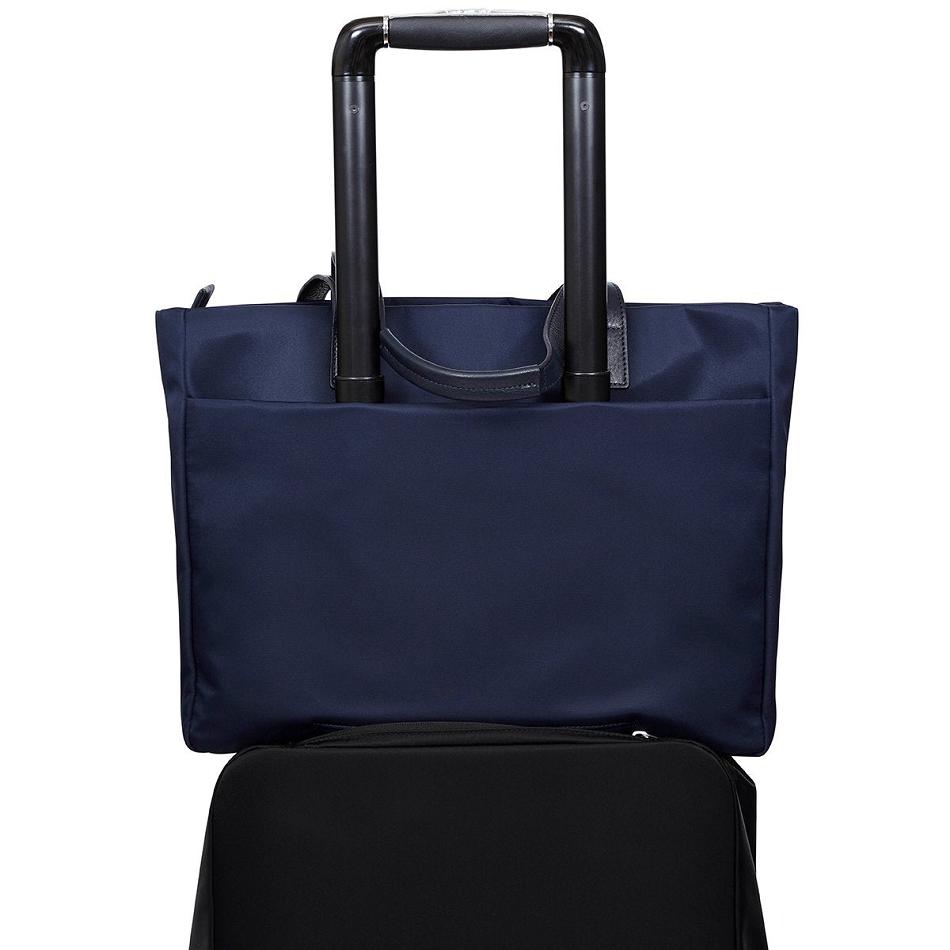 Navy Knomo Blenheim Tote Bags | LUKSX12248