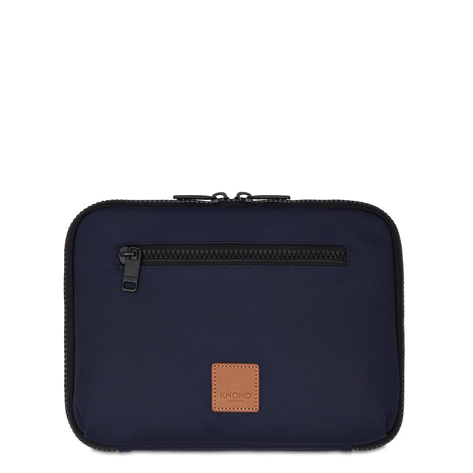 Navy Knomo Fulham X-body Organiser Travel Wallets | BUKSO28334