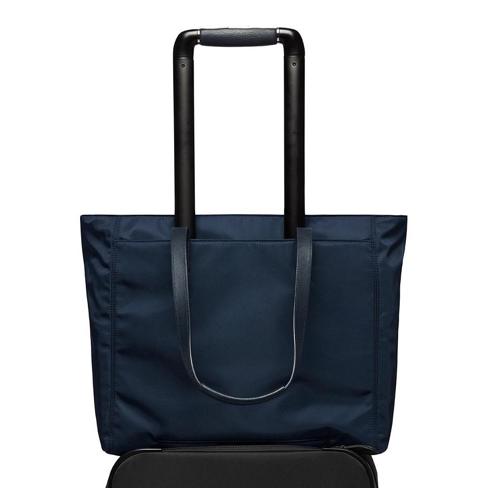 Navy Knomo Grosvenor Place Laptop Bags | AUKDF72103