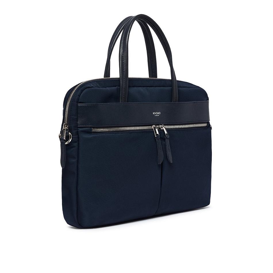 Navy Knomo Hanover Briefcases | LUKSX61577