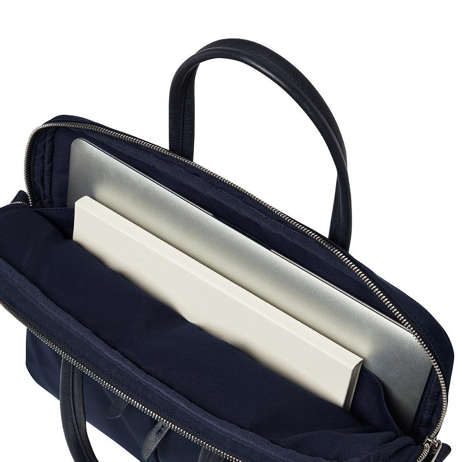 Navy Knomo Hanover Briefcases | LUKSX61577