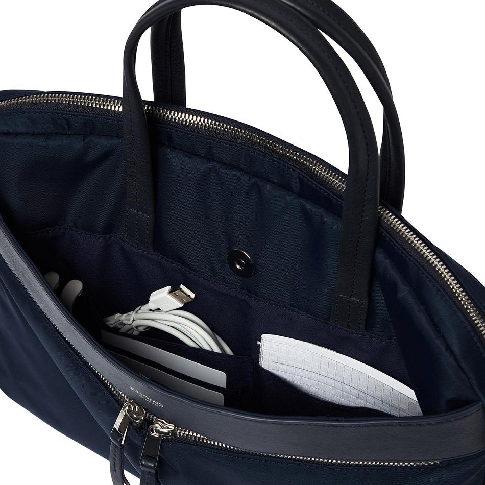 Navy Knomo Hanover Laptop Bags | PUKER92108