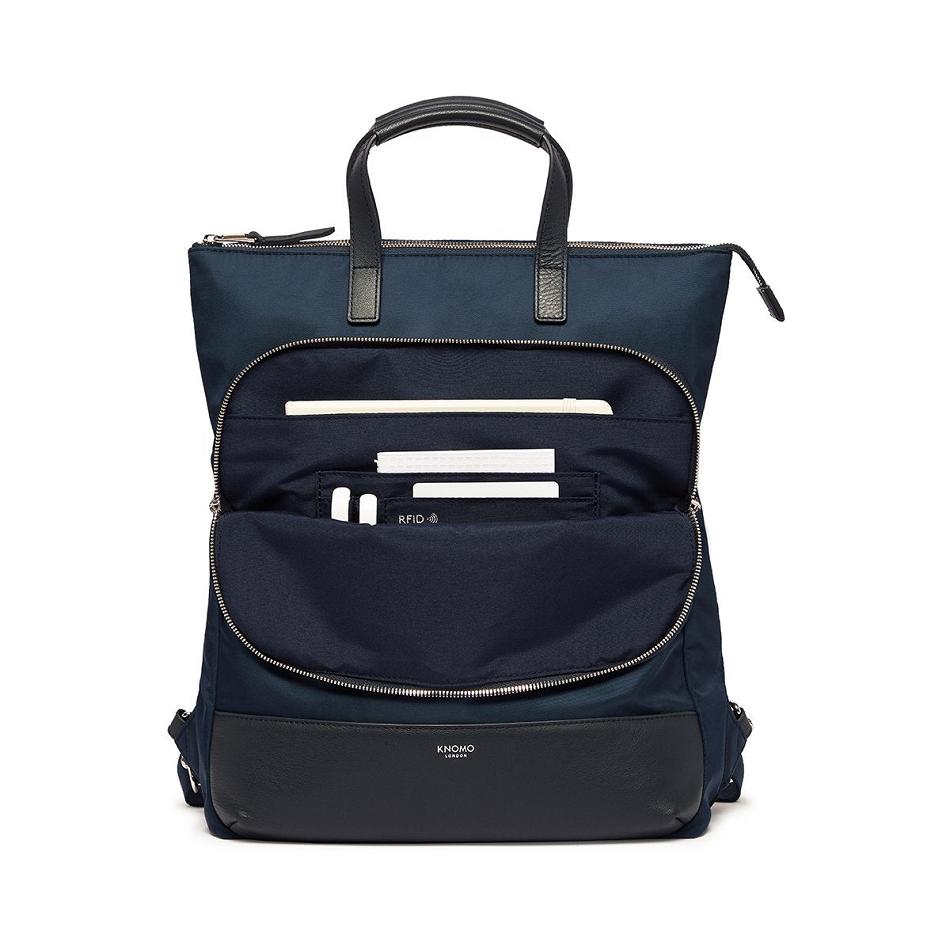 Navy Knomo Harewood Tote Bags | UKEAH17759