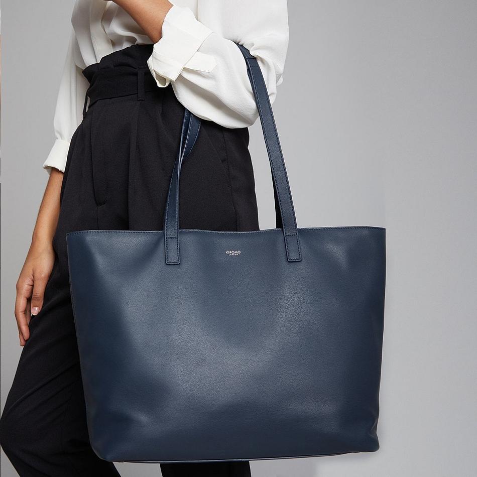 Navy Knomo Maddox Tote Bags | LUKTR24582