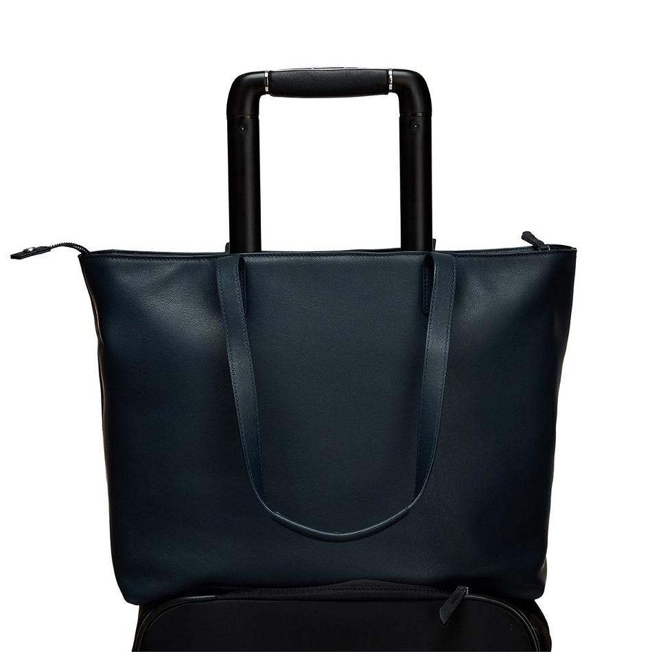 Navy Knomo Maddox Tote Bags | LUKTR24582