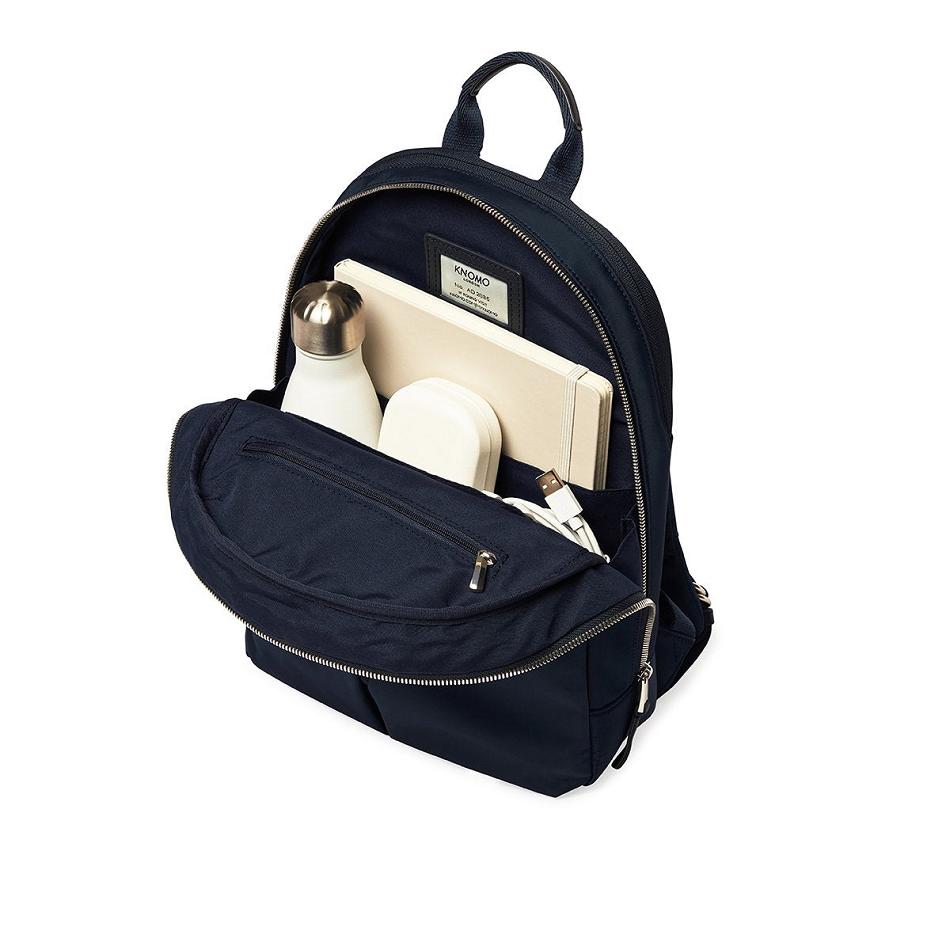 Navy Knomo Mini Beaufort Backpacks | UKXMI47383