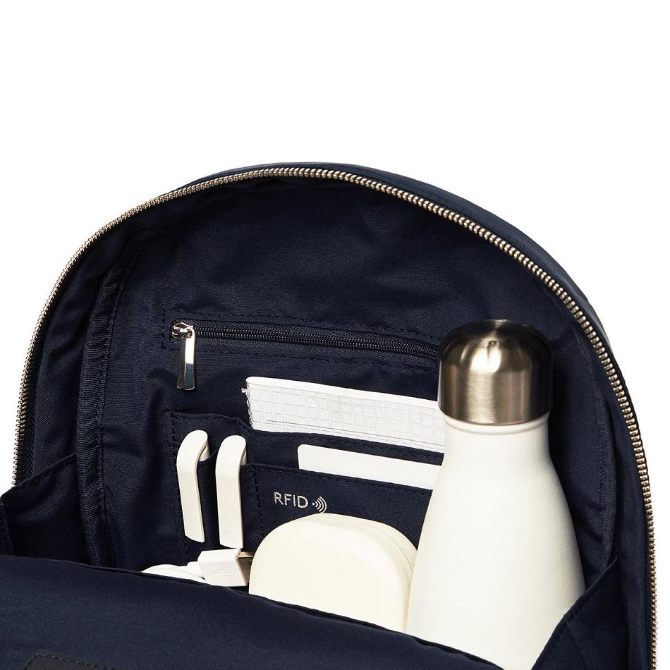 Navy Knomo Mini Beaufort Laptop Bags | AUKDF54344